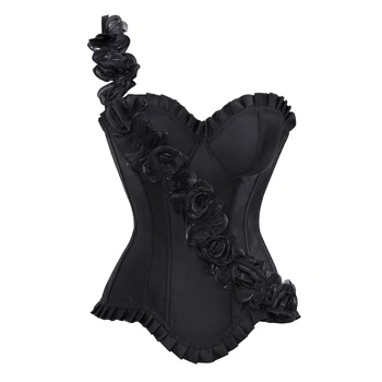 Кружевное корсетное платье, женский сексуальный атласный корсетный топ, Бурлескное бюстье, мини-юбка-пачка, Черная клубная одежда, костюм для вечеринки, костюм для ночного клуба