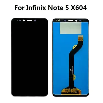 Высокое качество AAA Для Infinix Note 5x604 ЖК-экран и Дигитайзер с Сенсорным экраном В сборе Черный