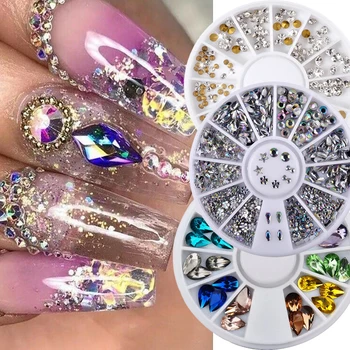 AB nail diamond бриллиантовый блеск алмазный горный хрусталь кристалл украшение ногтей аксессуары для ногтей украшение ногтей