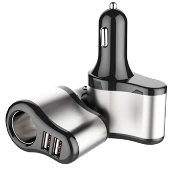 EAFC 12V-24V Автомобильное Двойное USB Зарядное Устройство для Прикуривателя Автомобильный Адаптер Зарядного Устройства 5V 3.1A Зарядка для iPhone MP3 DVR Pad