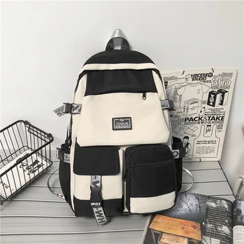 Корейский школьный рюкзак для студенток, Модный рюкзак для мальчиков большой емкости, сумка для компьютера, Женский школьный рюкзак, Школьные сумки