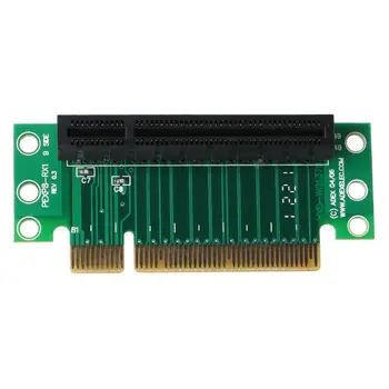 PCI Express 8X Riser Card 90 Градусов Прямоугольный Адаптер Riser Card Конвертер для Компьютерных Аксессуаров 1U/2U Dropship