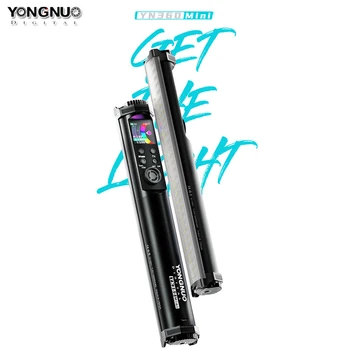 Видеосветка YONGNUO YN360 Mini RGB 2700-7500 К, Двухцветная светодиодная портативная лампа-палочка для фотосъемки, мягкий свет