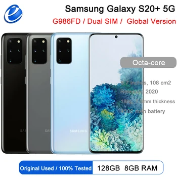 Samsung Galaxy S20 + S20 Plus G986FD Глобальная версия с двумя Sim-картами 4G LTE 6,7 