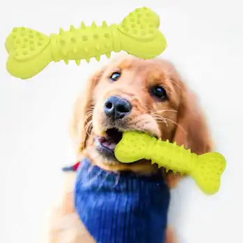 Игрушка для собак, жевательная игрушка для собак, Устойчивая к укусам резина, чистка зубов, Массаж десен, Неразрушаемая игрушка для собак, щенок