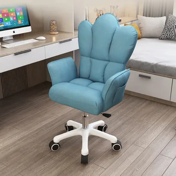 Вращающийся компьютерный стул от исполнительного дизайнера, домашний офис, кабинет, досуг, Стулья для сидения босса, кресло для сидения в маленькой квартире, общежитии со спинкой