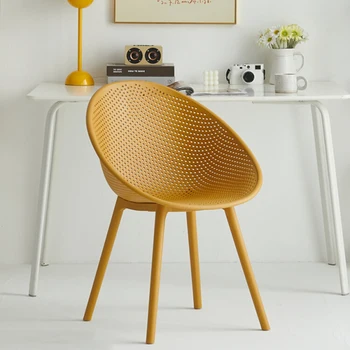 Пластиковый скандинавский стул для гостиной Lounge Single Lazy Спальня Стулья для гостиной Минималистский декор Wingback Sedie Da Soggiorno