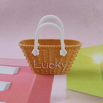 3шт Кукольная сумка Реалистичная мини-симпатичная раскрашенная модная смесь стилей Кукольная сумка игрушка для DIY