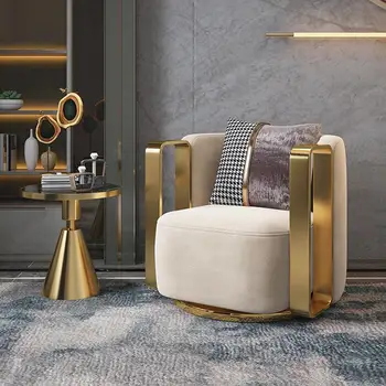 Современная домашняя мебель гостиная диван стул одноместный двухместный кожаный рычаг поворотный стул мебель стул для гостиной 