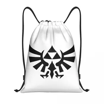 The Legend Of Zeldas Рюкзак на шнурке Для женщин и мужчин, спортивный рюкзак для спортзала, портативная сумка для покупок в аниме-игре, сумка