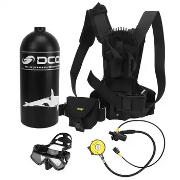 Баллон с кислородом DCCMS объемом 3 л Дыхательный рюкзак Инструкция по дайвингу Подводные операции Ребризер Снаряжение для дайвинга и плавания
