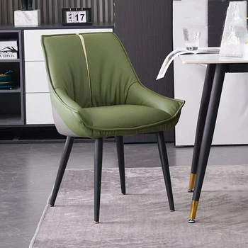 Обеденный стул Скандинавский современный простой легкий роскошный домашний обеденный стул для кафе, отеля, косметический маникюр, мягкая сумка, стул, стол, обеденный стол