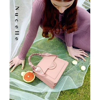 Сумка NUCELLE, женский новый стиль 2022 года, женская сумка, дизайнерская текстурная сумка-мессенджер на одно плечо для меньшинств