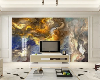 бэйбехан Пользовательские современные классические обои с декоративной росписью современные абстрактные красочные огненные облака ТВ фон обои для дома