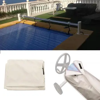Новейший чехол для бассейна, катушка с солнечным одеялом, защитный чехол, водонепроницаемый чехол для солнцезащитного экрана # CW