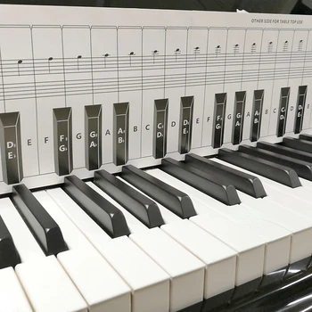 88 Клавишная Фортепианная Midi-Клавиатура с Таблицей Нот, Набор Учебных Пособий для Игры За Клавишами Пианино, Аксессуары Для Музыкальных Инструментов