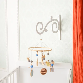 Настенная вешалка-колокольчик из силикагеля, подвесная игрушка, детская подвижная подставка для рук, украшение кроватки