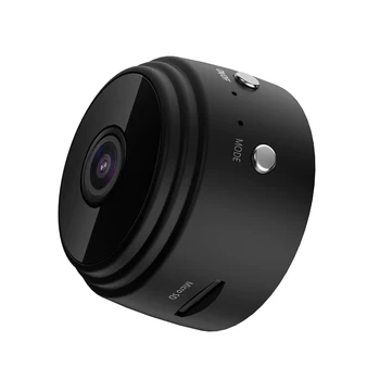 1080P WiFi Мини-камера Видеокамера 150 ° Широкоугольный ИК ночного видения Обнаружение движения для наблюдения за ребенком Домашняя безопасность