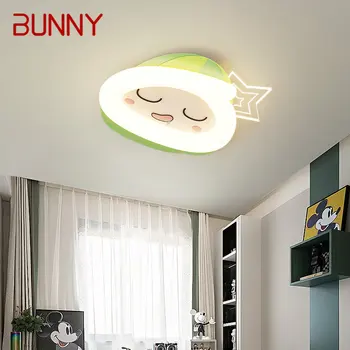 Современный потолочный светильник BUNNY LED, 3 цвета, Креативный мультяшный детский светильник для моделирования фруктов для дома, светильник для детской спальни