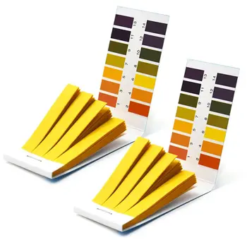 Полоски Профессиональные бумажные 1-14 pH тест-полоски для измерения ph воды косметики тест-полоски для определения Кислотности почвы с контрольной картой