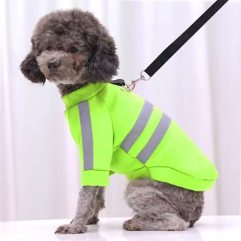 Пальто для домашних собак, теплая куртка для маленьких собак, теплая флисовая зимняя одежда для щенков, Светоотражающие толстовки для собак, свитер, наряды для французского бульдога
