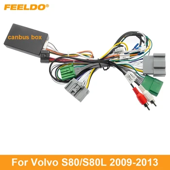 Адаптер Жгута Проводов Автомобильного 16-контактного Шнура Питания FEELDO Для Volvo S80/S80L (2009-2013) Установочного Головного Устройства