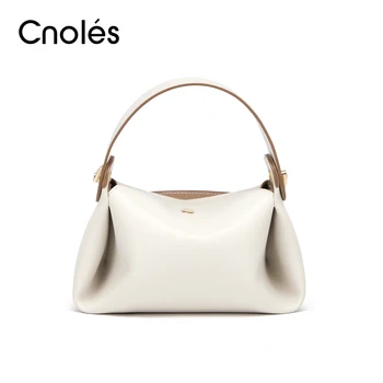 Cnoles Женская сумка-подушка, сумка через плечо, женская сумка через плечо, роскошная Дизайнерская маленькая сумка