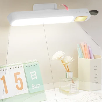Настольная лампа Настольная лампа USB LED Офисная Перезаряжаемая Подвесная Магнитная с Плавным Затемнением Ночная лампа для спальни, лампа для чтения