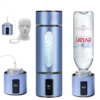 Генератор богатого водорода, Стакан для воды, Фильтр-ионизатор, бутылка для воды с высоким содержанием водорода, Портативный аппарат для ингаляции водорода