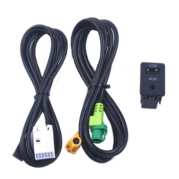 новый переключатель Aux USB беспроводной кабель-адаптер для BMW 3 5 серии E87 E90 E91 E92 X5 X6