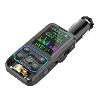 BC83 Автомобильный MP3-плеер с двойной быстрой зарядкой, FM-передатчик, Регулятор Эквалайзера, Автомобильные Аксессуары