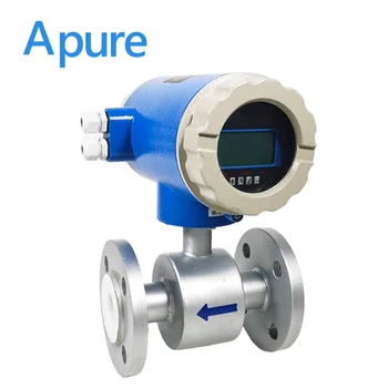 Цифровой магнитный расходомер Apure электромагнитный расходомер жидкой воды