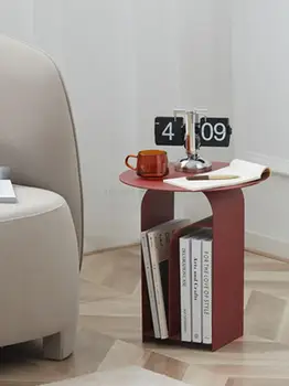 Современный минималистичный светильник, роскошный Мини-журнальный столик, Диван, Маленький круглый столик, Гостиная, спальня, Балкон, Передвижной