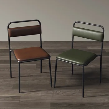 Скандинавский легкий Роскошный обеденный стул, минималистичный Современный домашний стул, мебель для отдыха в индустриальном стиле, кафе Sillas Comedor