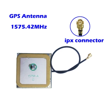 GPS Антенна 28*28*7 мм IPX Разъем С Высоким Коэффициентом Усиления 28 дб 3 В-5 В постоянного тока 10 мА Встроенный Малошумящий Усилитель Керамический Патч Внутренний Для IOT M2M LORA