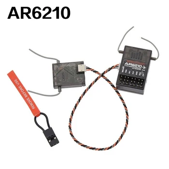 AR6210 DSMX 6-Канальный Радиоуправляемый Приемник RX С Поддержкой Спутника для DSM2 SPEKTRUM DX6i DX7 DX8 DX9 JR DSX6 DSX7 DSX8 Радиоуправляемый Передатчик