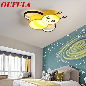 Детская потолочная лампа BROTHER Bee Современная мода, подходящая для детской комнаты, спальни, детского сада