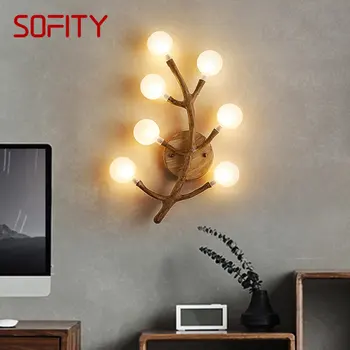Настенные светильники BUNNY Nordic LED Современная креативная роскошная лампа-бра из смолы для дома, гостиной, прикроватной тумбочки в спальне