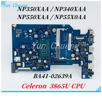 BA41-02639A Материнская плата для Samsung NP350XAA NP340XAA NP550XAA NP55X0AA Материнская плата ноутбука с процессором 3865U i5-8250U DDR4 100% работает