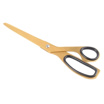 Минималистичные асимметричные ножницы латунного цвета с острым лезвием, ножницы для офиса