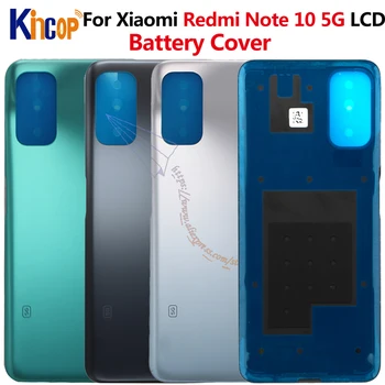 Для Xiaomi Redmi Note 10 5G Крышка батарейного отсека Задняя стеклянная дверца корпуса Оригинальная задняя крышка батарейного отсека Redmi Note 10 5G