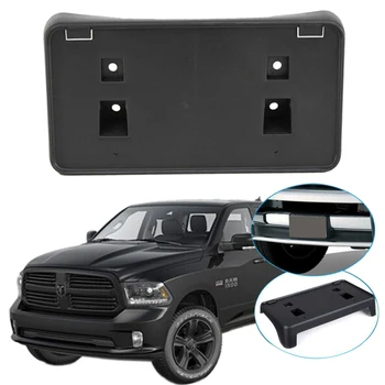 Черный кронштейн для крепления переднего номерного знака для DODGE RAM 1500 2013-2018 Аксессуары для экстерьера автомобиля