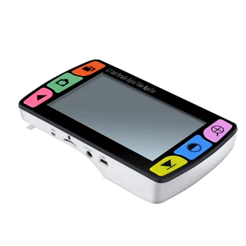 4,3-дюймовая мобильная портативная цифровая лупа 6x-16x, портативное электронное устройство для чтения, поддержка AV-сигнала на выходе