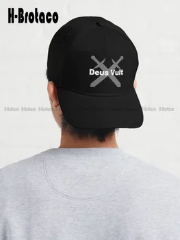Шляпа Deus Vult для папы, женские бейсболки, Хлопчатобумажные уличные Простые кепки с винтажным козырьком, Повседневные кепки, Регулируемые Шляпы для дальнобойщиков, Джинсовые Шляпы от солнца, искусство