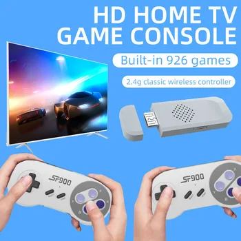 Игровая приставка HD Home Tv SF900 для двух игроков battle TV game беспроводной контроллер классическая игровая приставка SFC TV