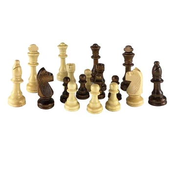 Роскошный король Высотой 54/65/80/105 мм, Деревянная шахматная партия, Набор шахматных фигур, Деревянные шахматы для настольной игры, полные шахматные фигуры
