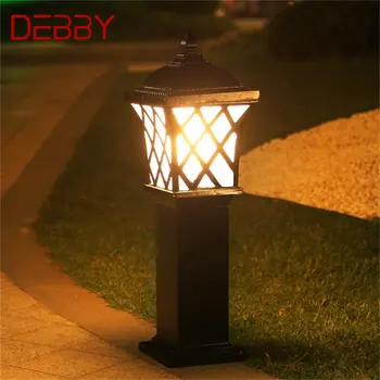 Классический садовый светильник DEBBY Outdoor Garden Light для газона, светодиодные водонепроницаемые декоративные светильники для домашнего двора