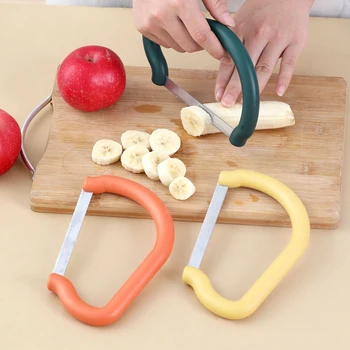 Ручной нож из нержавеющей стали 1ШТ, креативная кухонная овощерезка для фруктов, кухонные инструменты и аксессуары