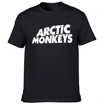 Рок-группа Arctic Monkeys Футболка Мужская Женская Модная Хлопковая футболка Детская Футболка в стиле Хип-Хоп С надписью Camiseta, Негабаритный топ в стиле Панк