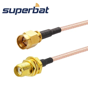 Superbat SMA переборка Женский-прямой мужской кабель с косичкой RG316 50 см Антенно-фидерный кабель в сборе